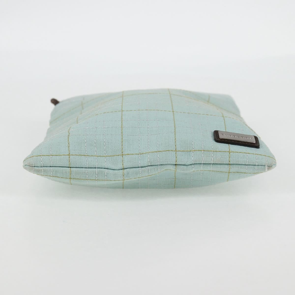 Burberry Vintage Shoulder Bag Canvas Blue Canvas Shoulder Bag