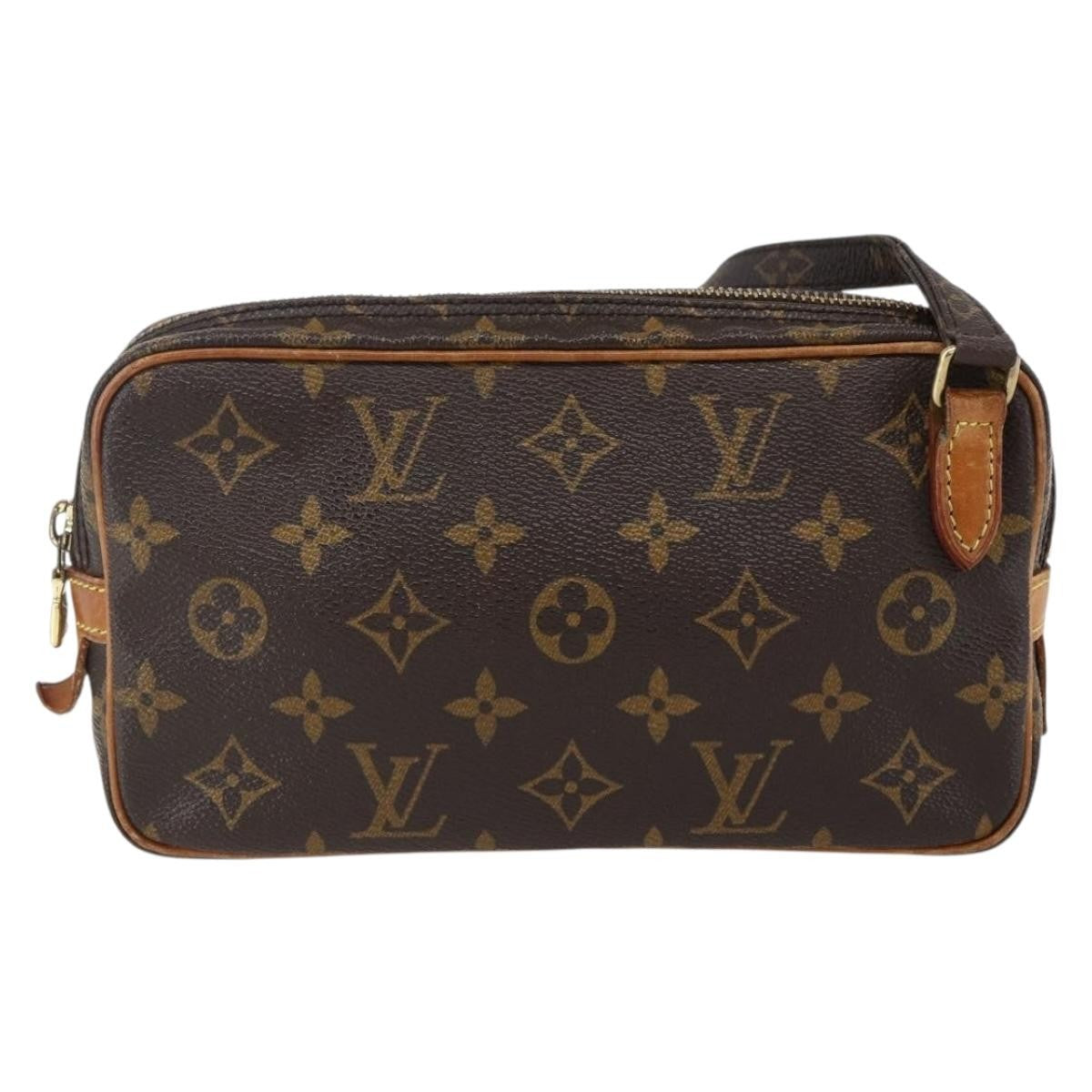 Louis Vuitton Pochette Marly Bandouliere Bag Monogram Canvas Brown Canvas Shoulder Bag