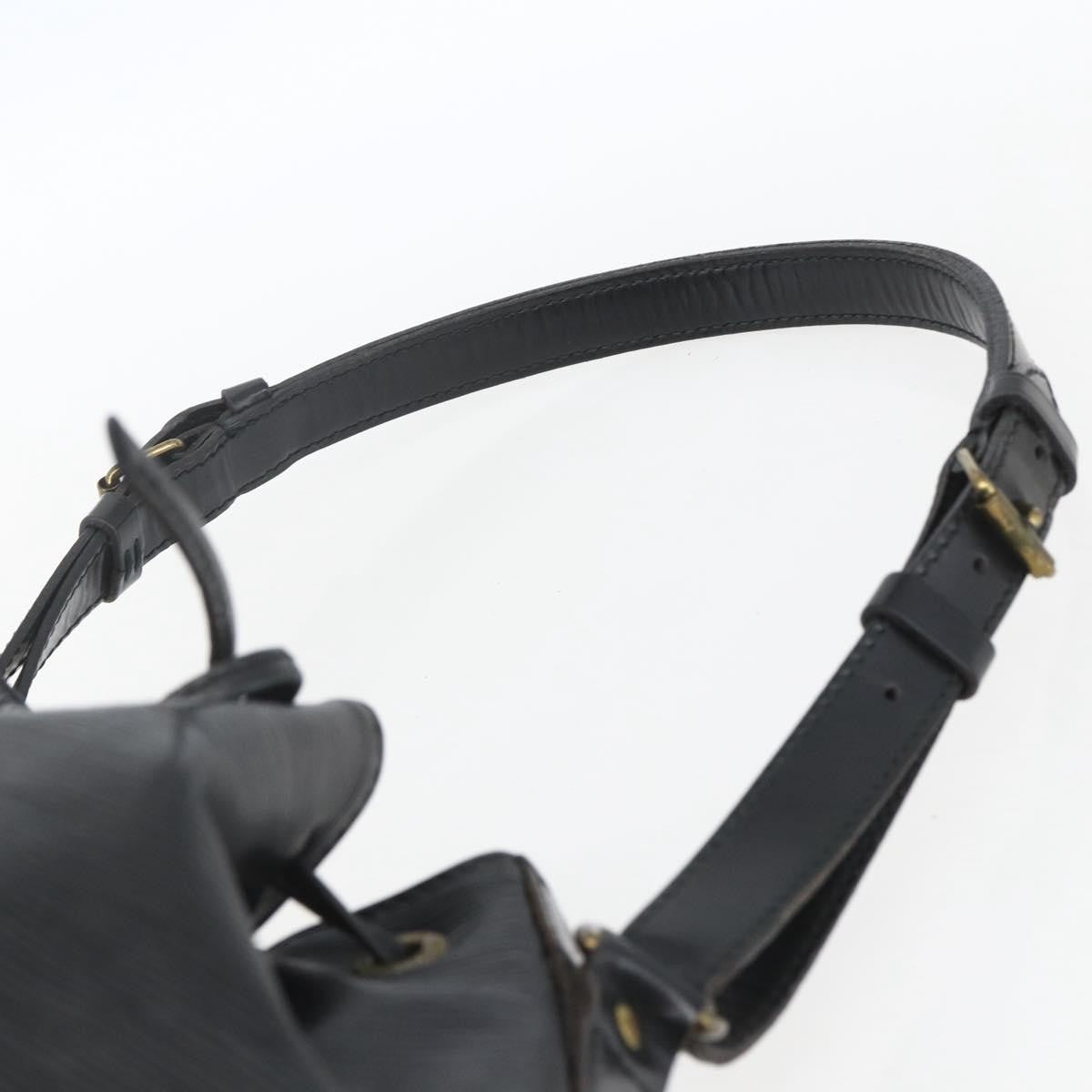 Louis Vuitton Petit Noe Handbag Epi Leather Black Leather Shoulder Bag