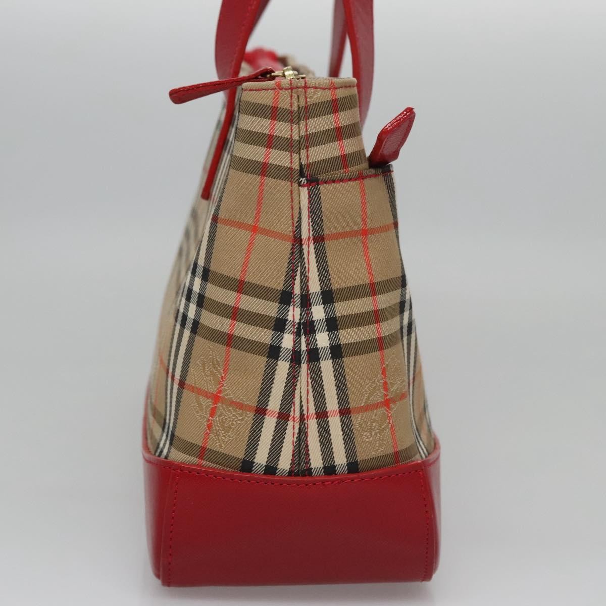 Burberry Nova Check Handbag Nova Check Canvas And Leather Beige Canvas Handbag