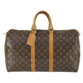 Louis Vuitton Keepall Bag Monogram Canvas Brown Canvas Travel Bag