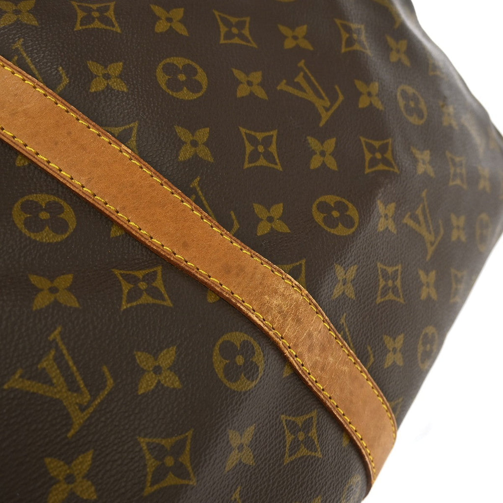 Louis Vuitton Keepall Bag Monogram Canvas Brown Canvas Travel Bag