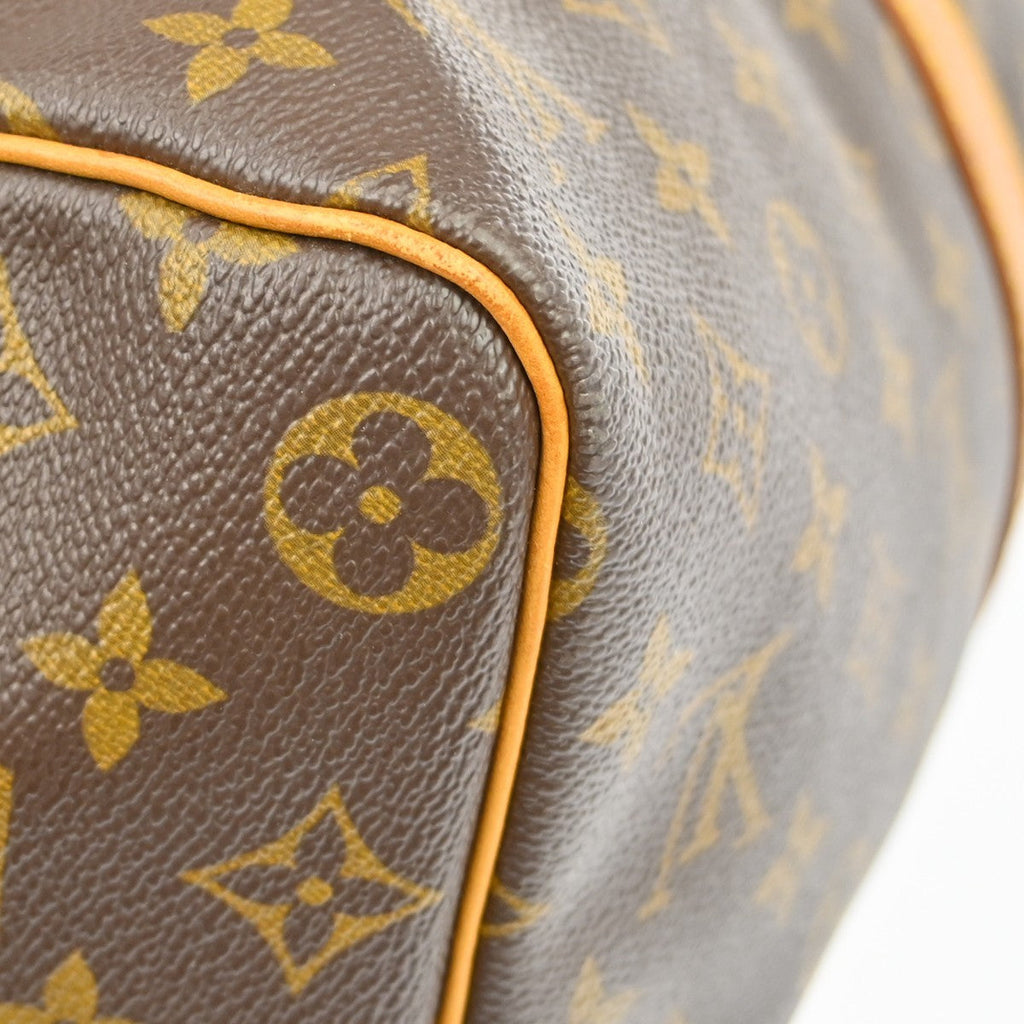 Louis Vuitton Keepall Bag Monogram Canvas Brown Canvas Travel Bag