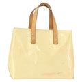 Louis Vuitton Reade Handbag Monogram Vernis Beige Patent_Leather Tote Bag
