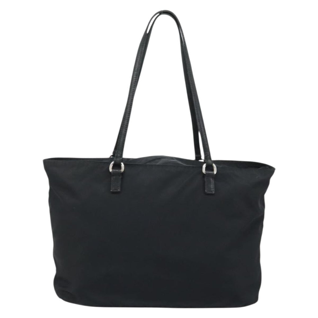 Prada Vintage Zip Tote Tessuto Black Nylon Tote Bag Bag