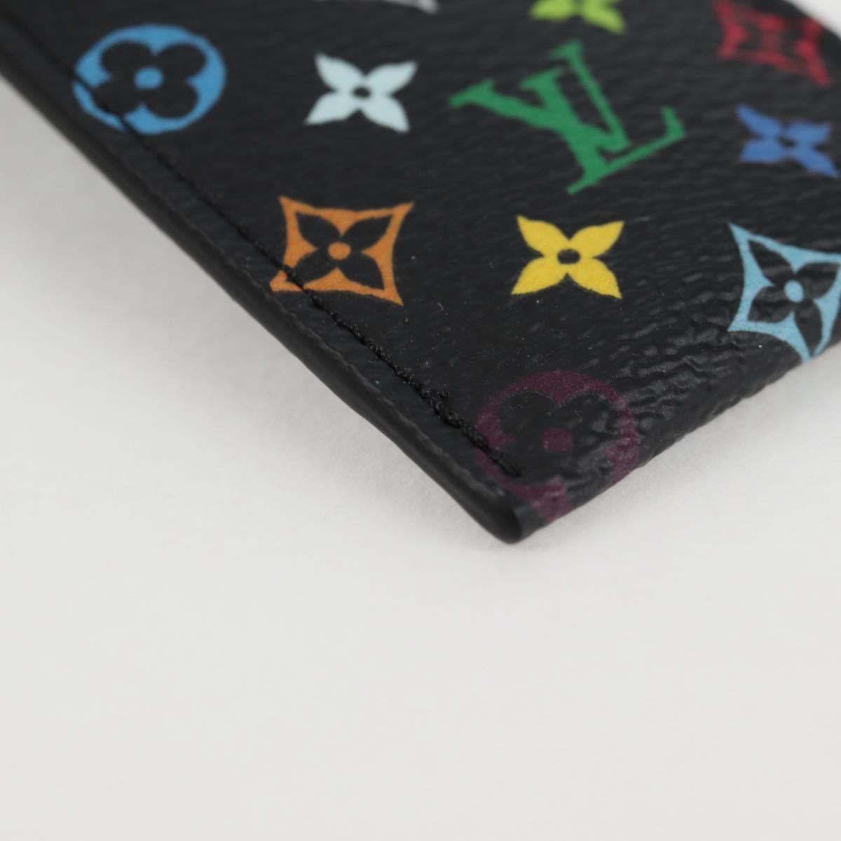 Louis Vuitton Etui À Stylo Canvas Black Canvas Clutche & Pouche Bag