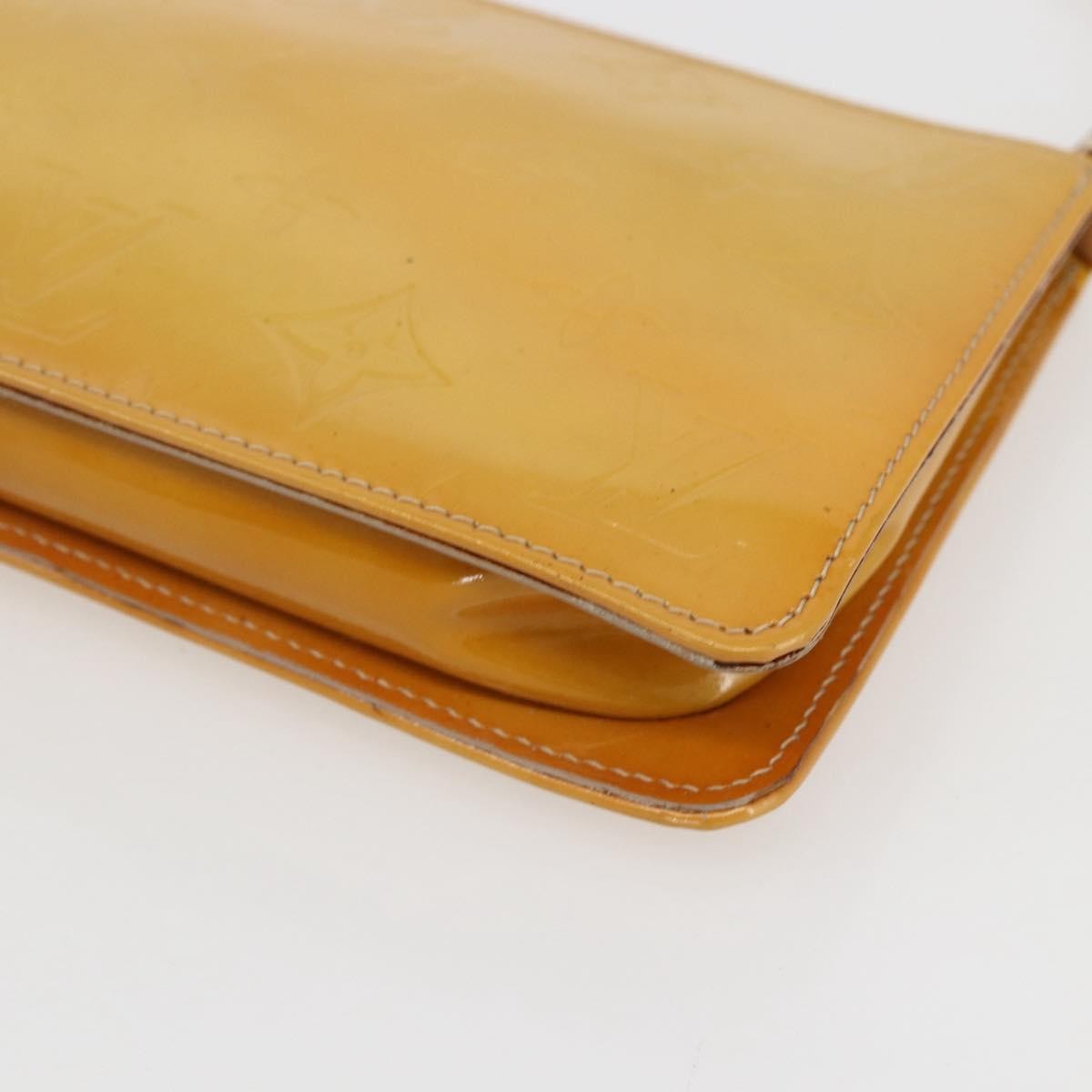 Louis Vuitton Lexington Pochette Monogram Vernis Beige Patent_Leather Clutche & Pouche Bag