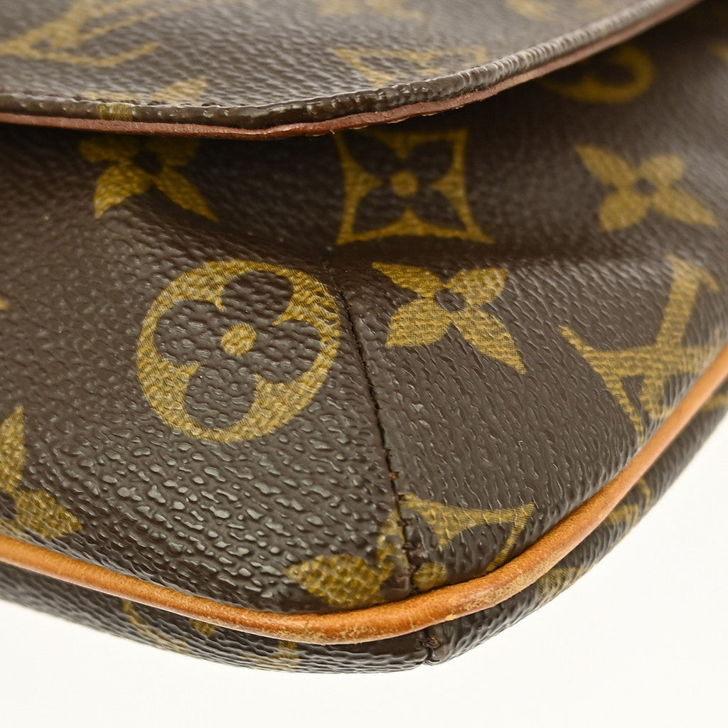 Louis Vuitton Musette Salsa Handbag Monogram Canvas Brown Canvas Shoulder Bag