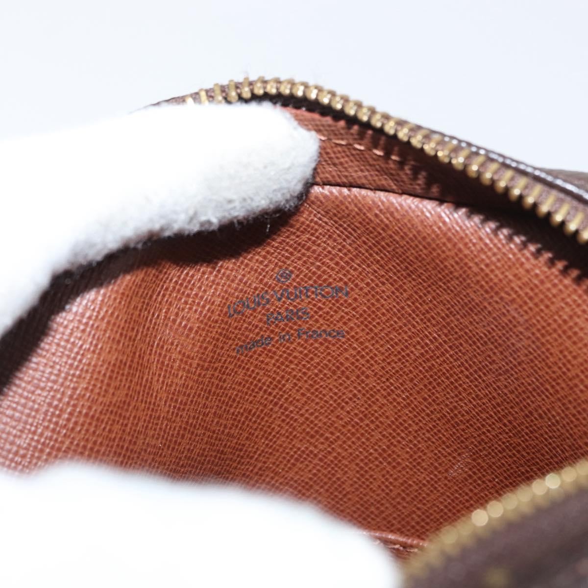 Louis Vuitton Danube Handbag Monogram Canvas Brown Canvas Shoulder Bag