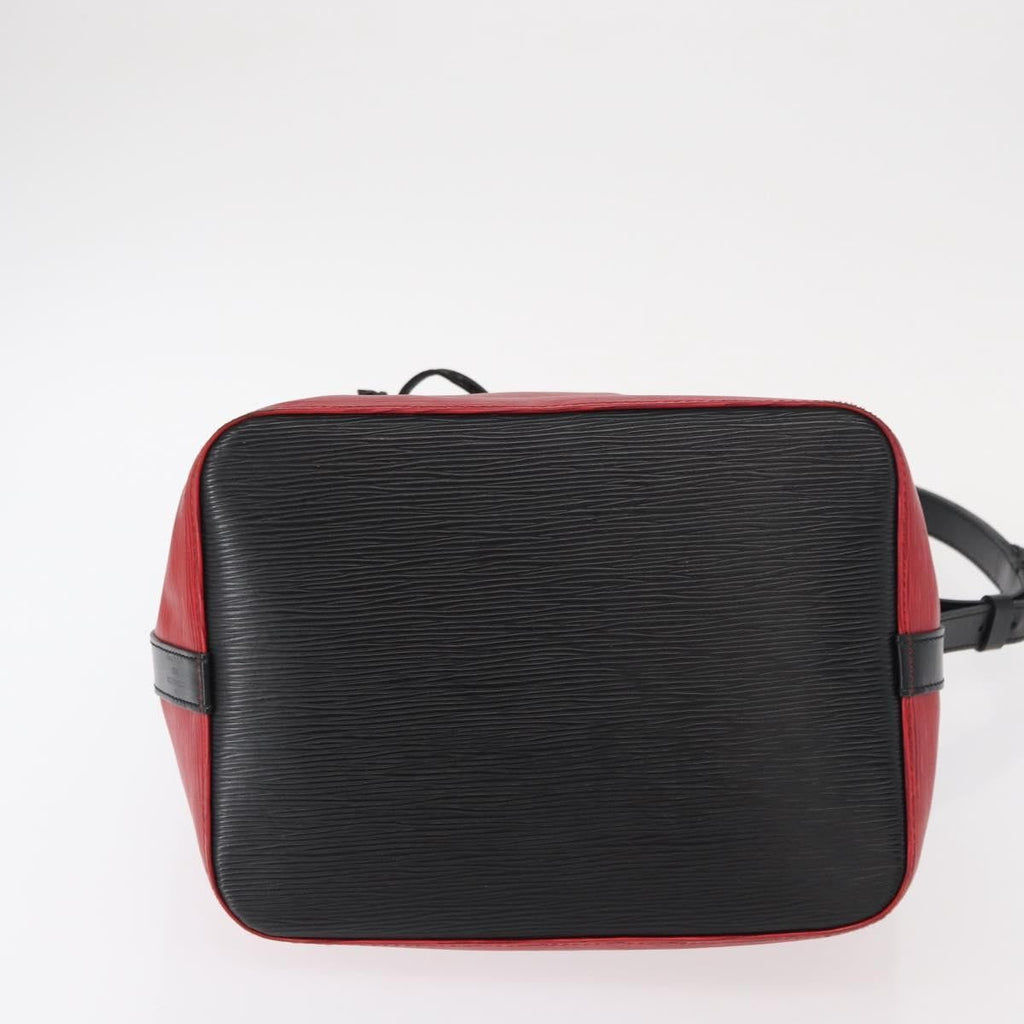 Louis Vuitton Bicolor Petit Noe Handbag Epi Leather Red Leather Shoulder Bag