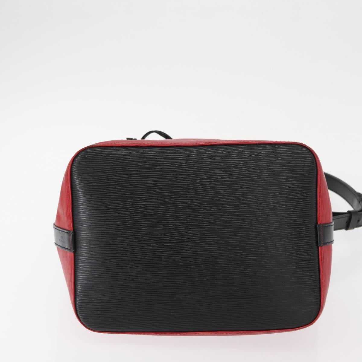 Louis Vuitton Bicolor Petit Noe Handbag Epi Leather Red Leather Shoulder Bag