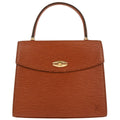 Louis Vuitton Malesherbes Handbag Epi Leather Brown Leather Handbag