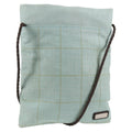 Burberry Vintage Shoulder Bag Canvas Blue Canvas Shoulder Bag