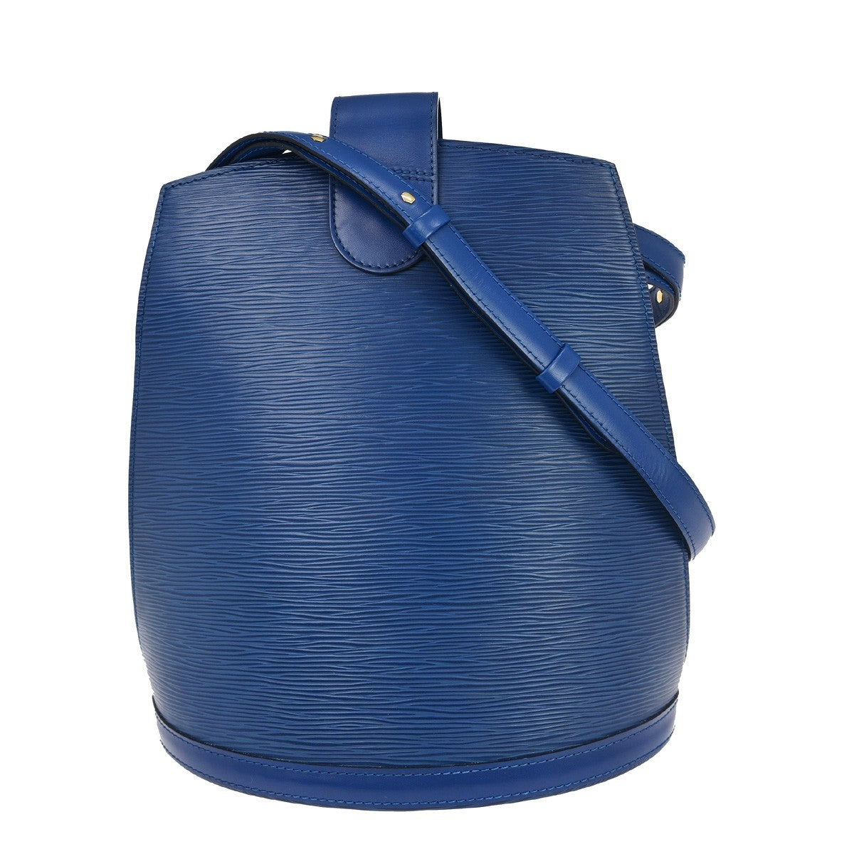 Louis Vuitton Cluny Shoulder Bag Epi Leather Blue Leather Shoulder Bag