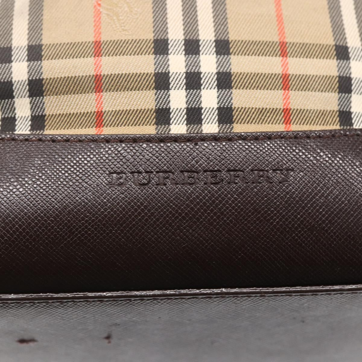Burberry Vintage Tote Bag Canvas Beige Canvas Tote Bag