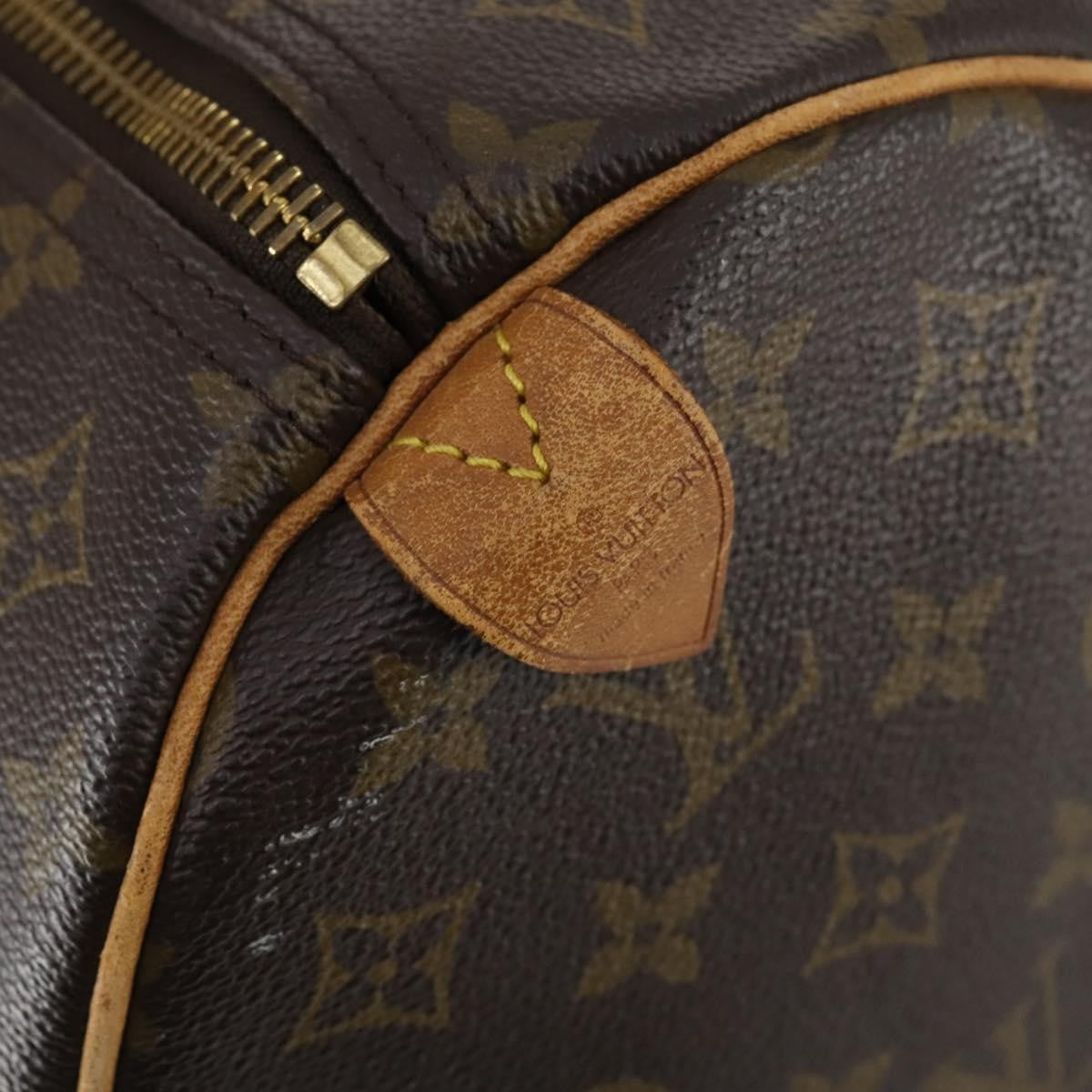 Louis Vuitton Keepall Bag Monogram Canvas Brown Canvas Travel Bag