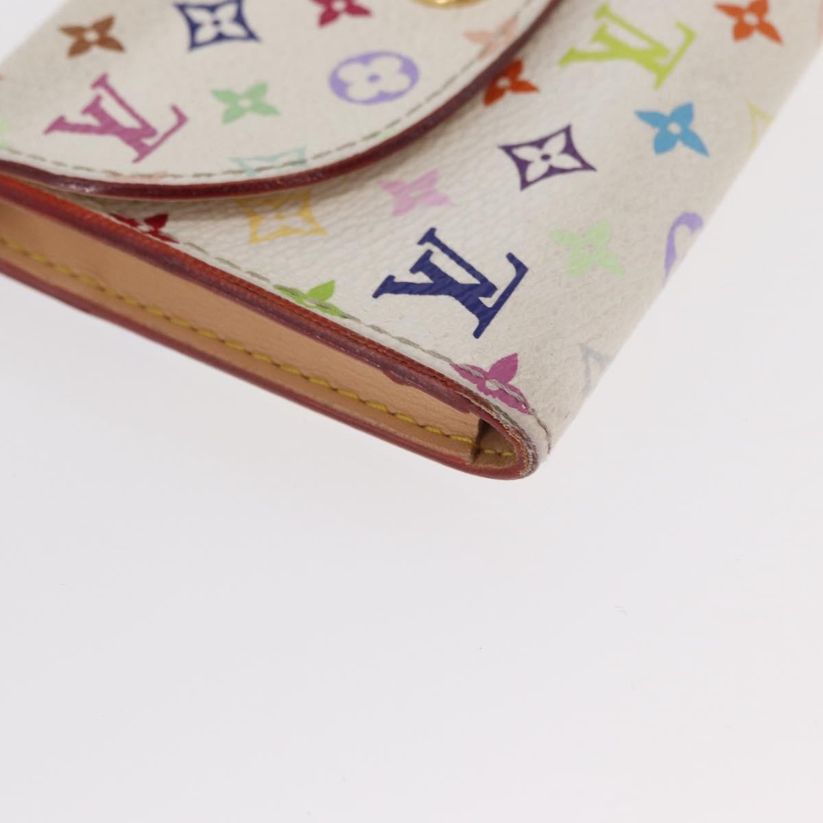 Louis Vuitton Rosalie Flap Coin Purse Limited Edition Vivienne Damier Multicolour Canvas Card Holders Accessory