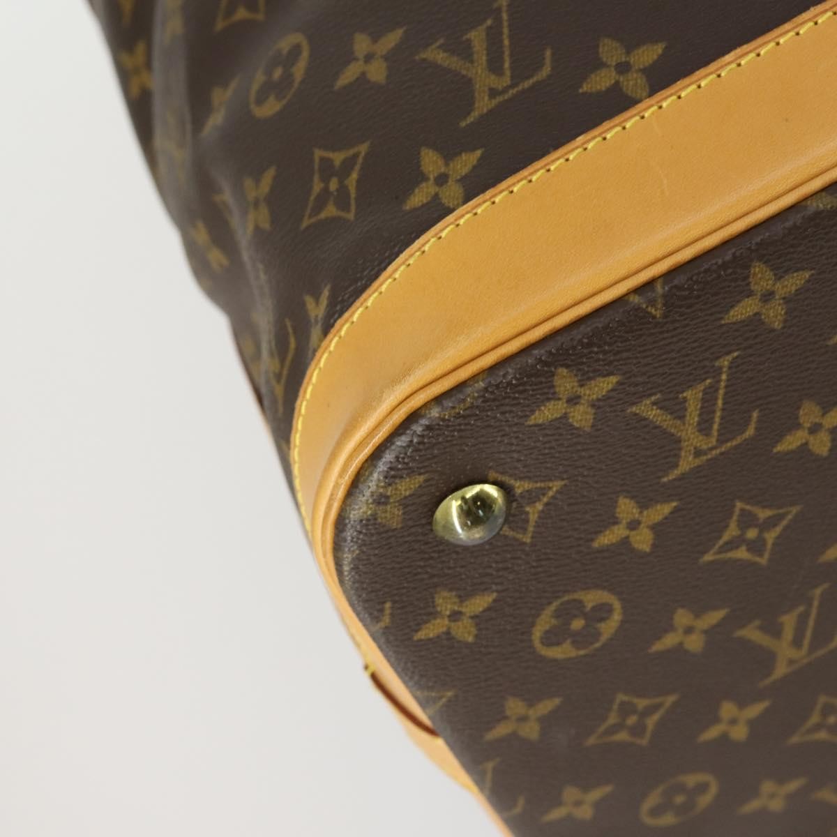 Louis Vuitton Cruiser Handbag Monogram Canvas Brown Canvas Travel Bag