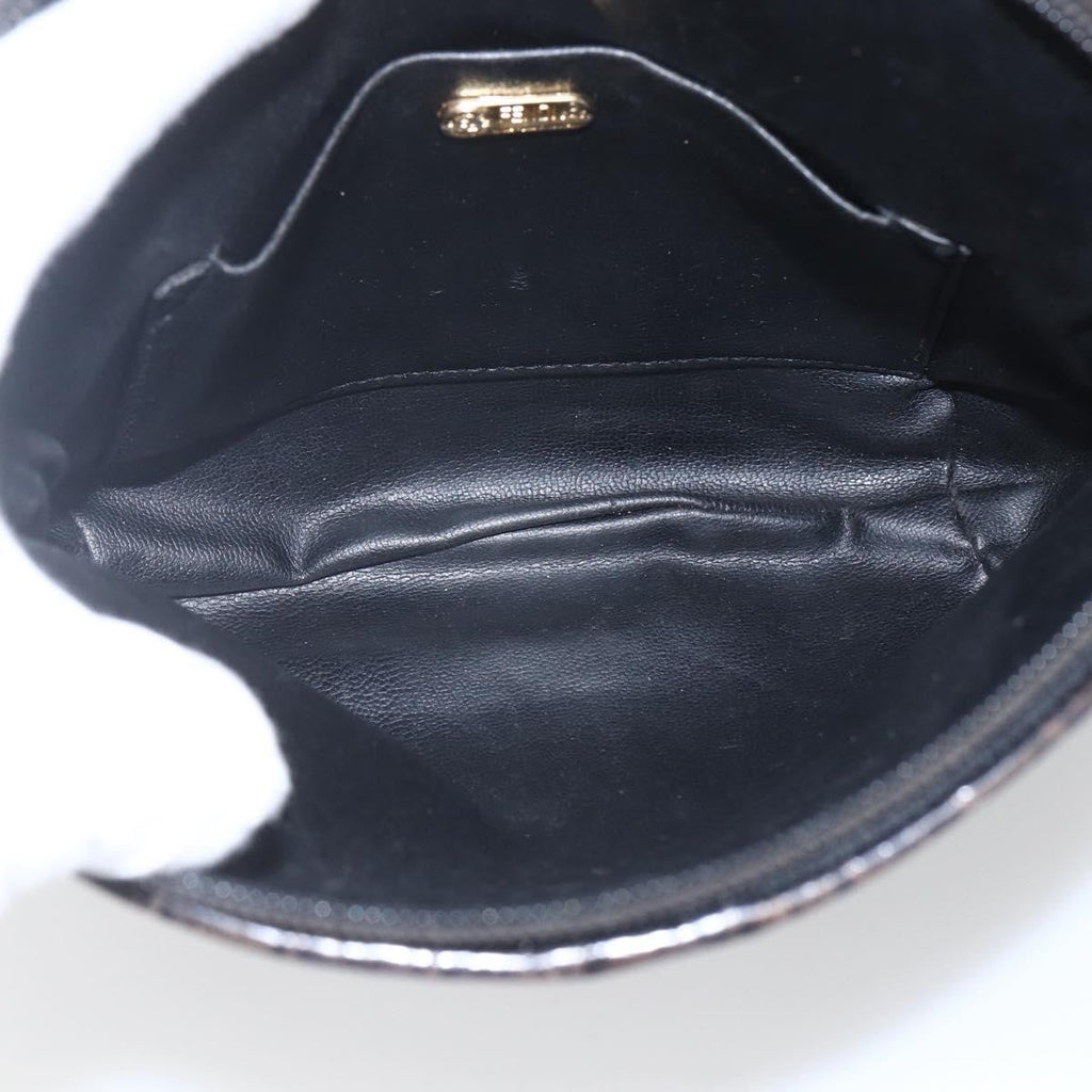 Fendi Vintage Shoulderbag Leather Black Leather Shoulder Bag Bag