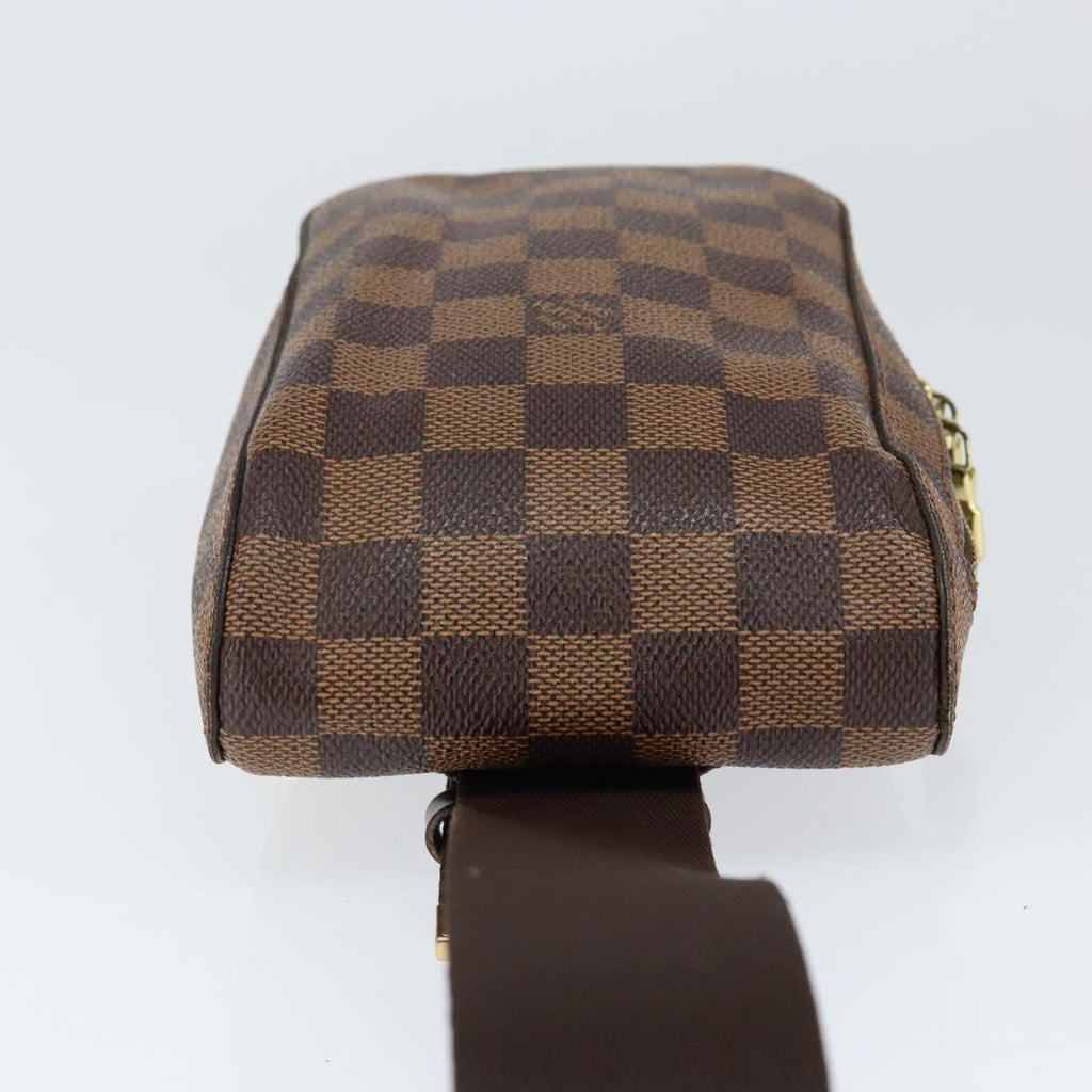 Louis Vuitton Geronimos Waist Bag Damier Brown Canvas Clutche & Pouche Bag