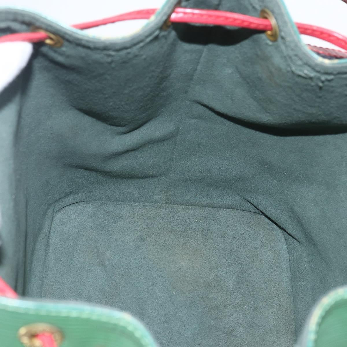 Louis Vuitton Bicolor Petit Noe Handbag Epi Leather Green Leather Shoulder Bag