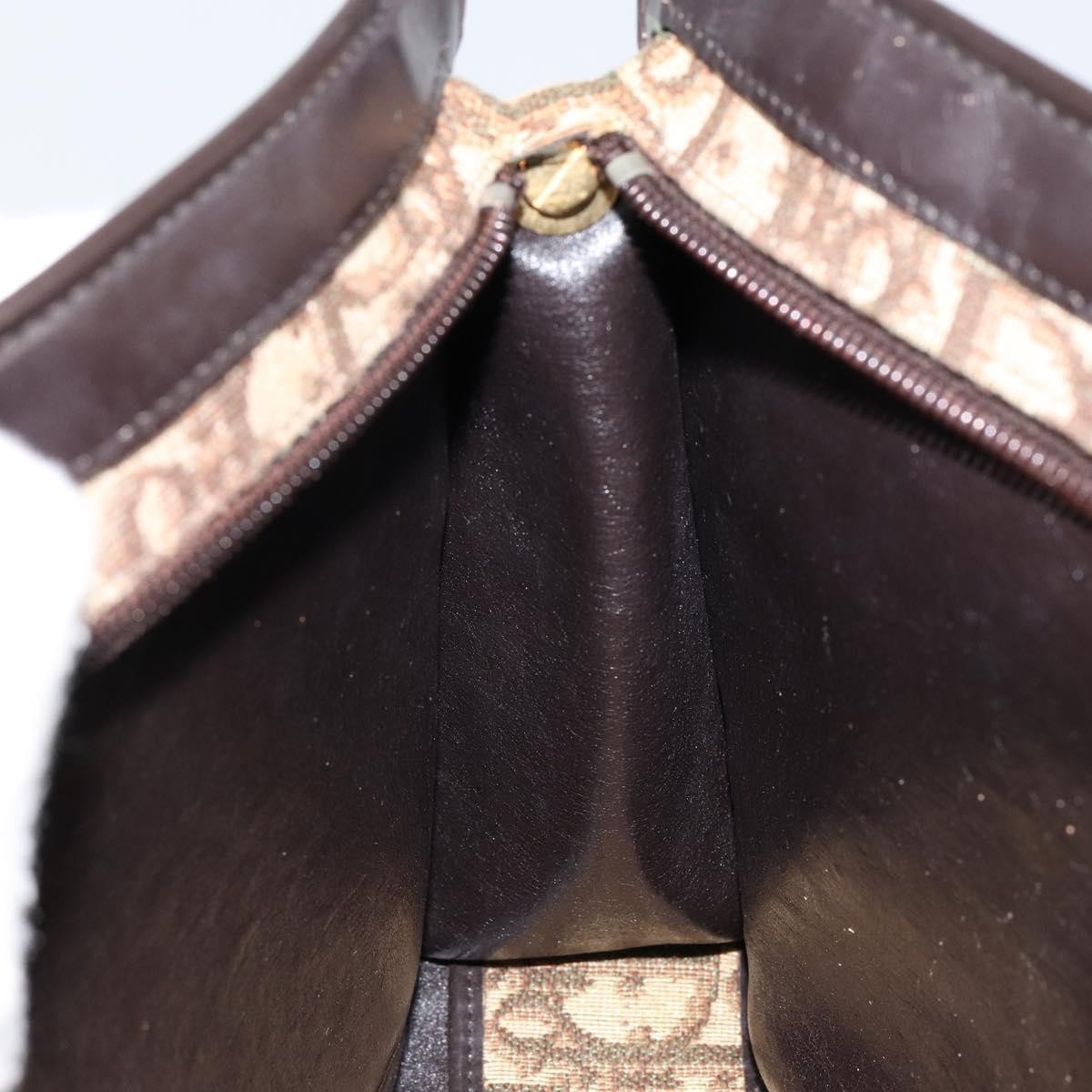 Christian Dior Trotter Shoulder Bag Canvas Beige Canvas Shoulder Bag Bag (Pre-Owned)