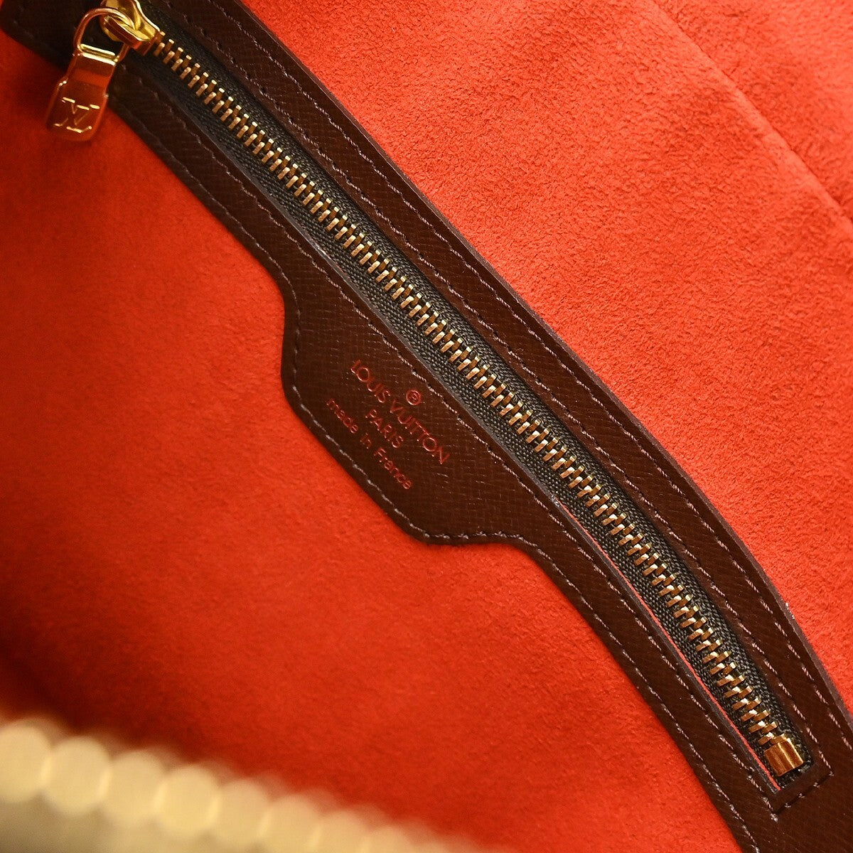 Louis Vuitton Triana Bag Damier Brown Canvas Handbag
