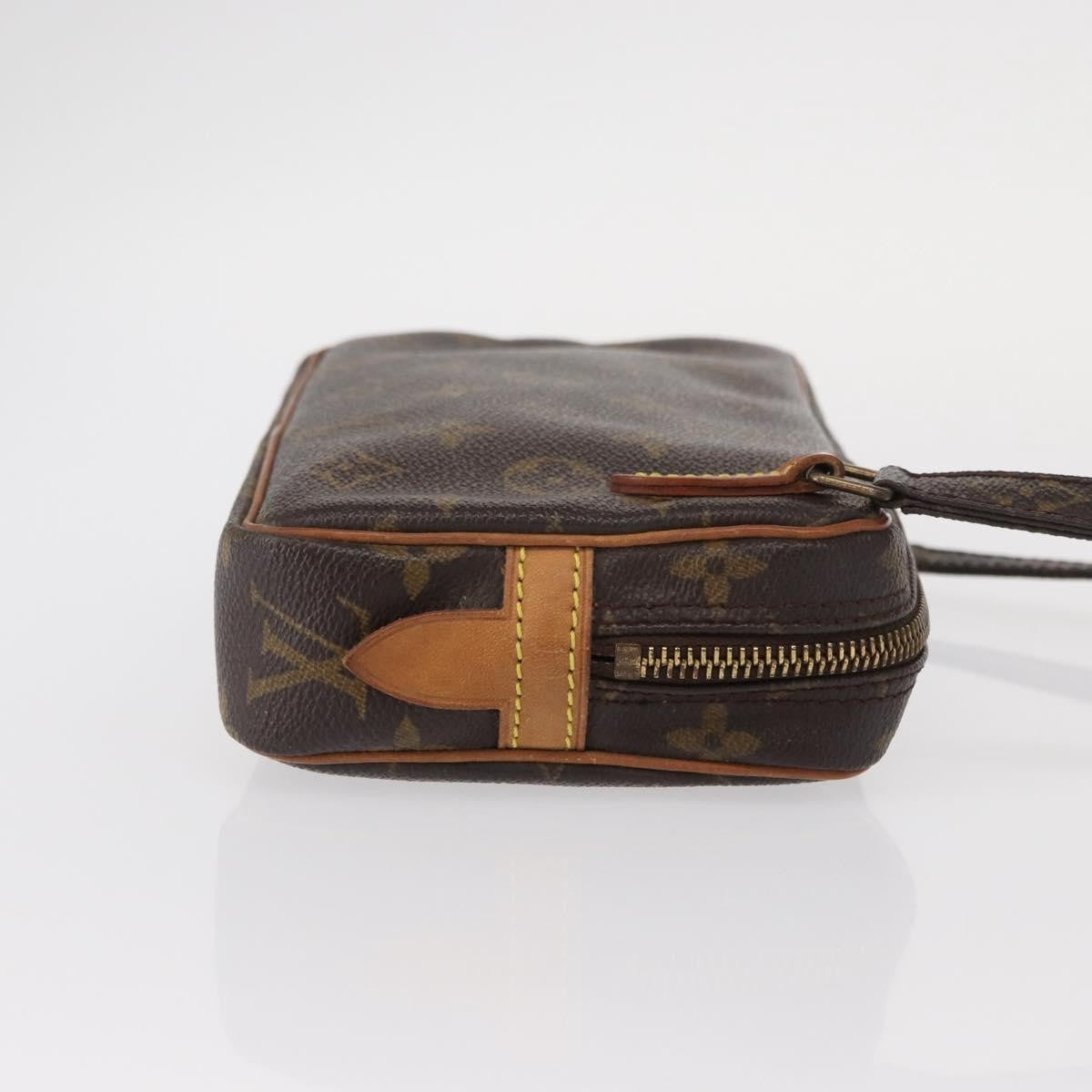 Louis Vuitton Pochette Marly Bandouliere Bag Monogram Canvas Brown Canvas Shoulder Bag