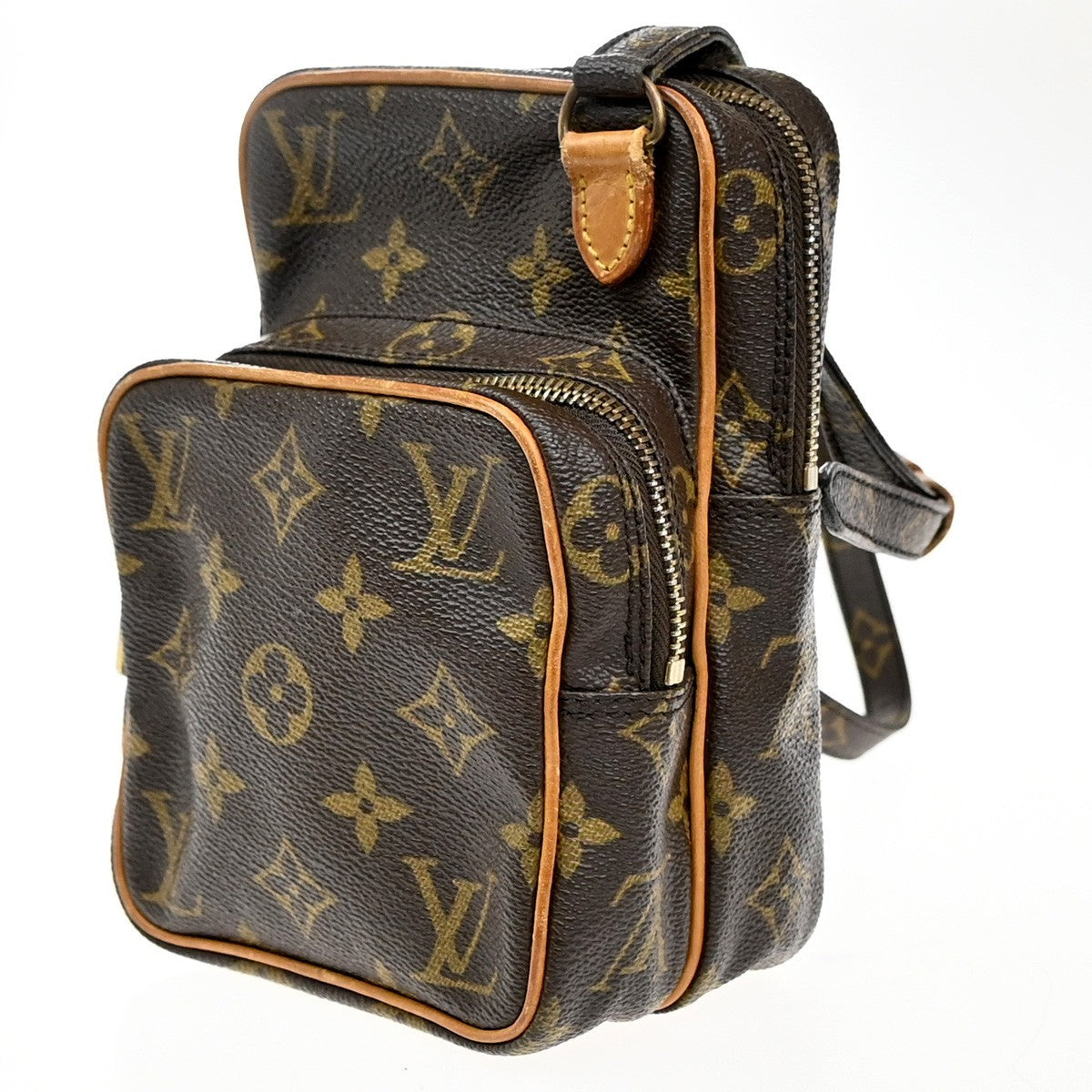 Louis Vuitton Amazone Bag Monogram Canvas Brown Canvas Shoulder Bag