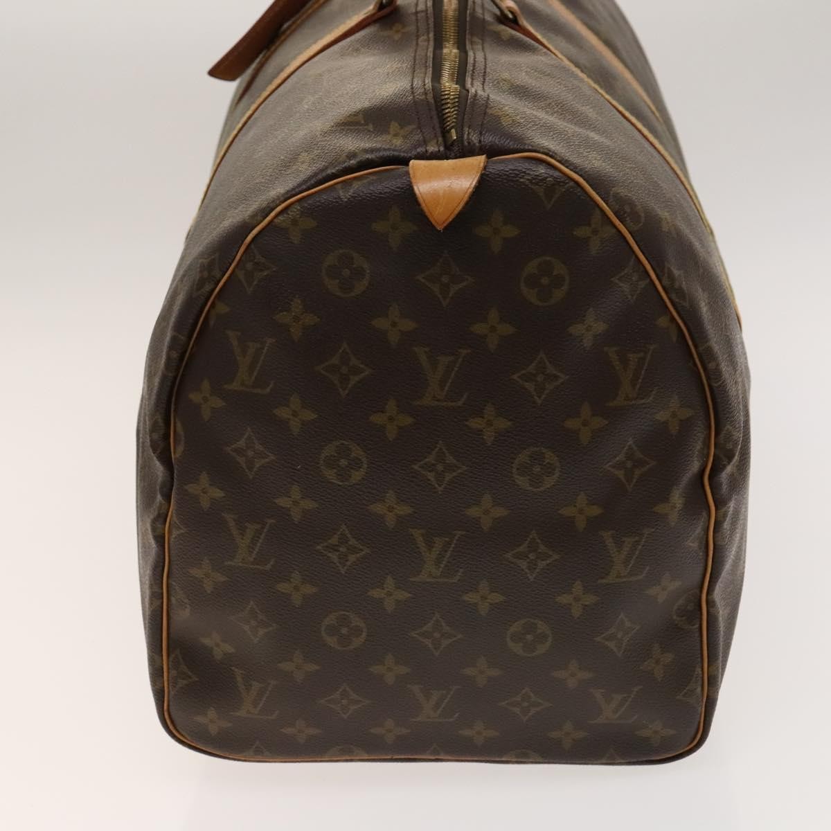 Louis Vuitton Keepall Bag Monogram Canvas Brown Canvas Travel Bag