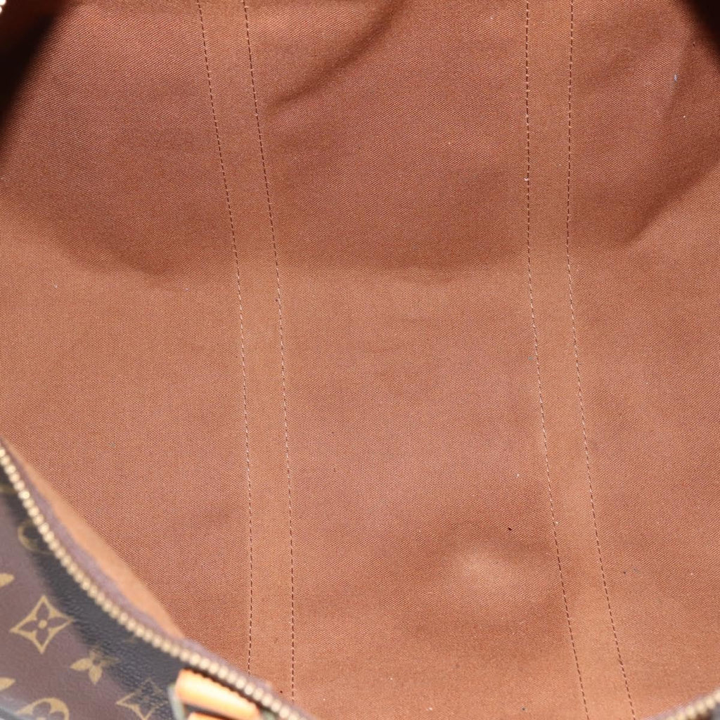 Louis Vuitton Keepall Bag Monogram Canvas Brown Canvas Travel Bag