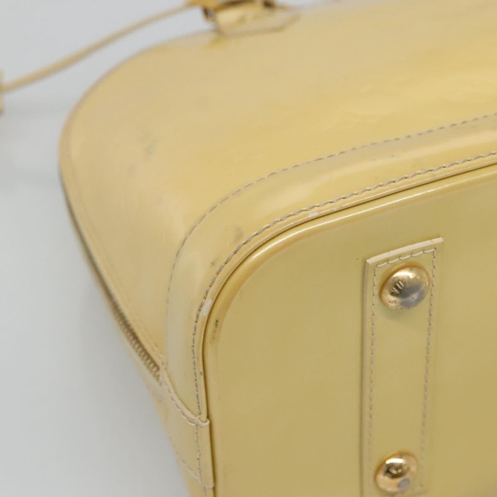 Louis Vuitton Alma Handbag Patent Leather Yellow Patent_Leather Handbag
