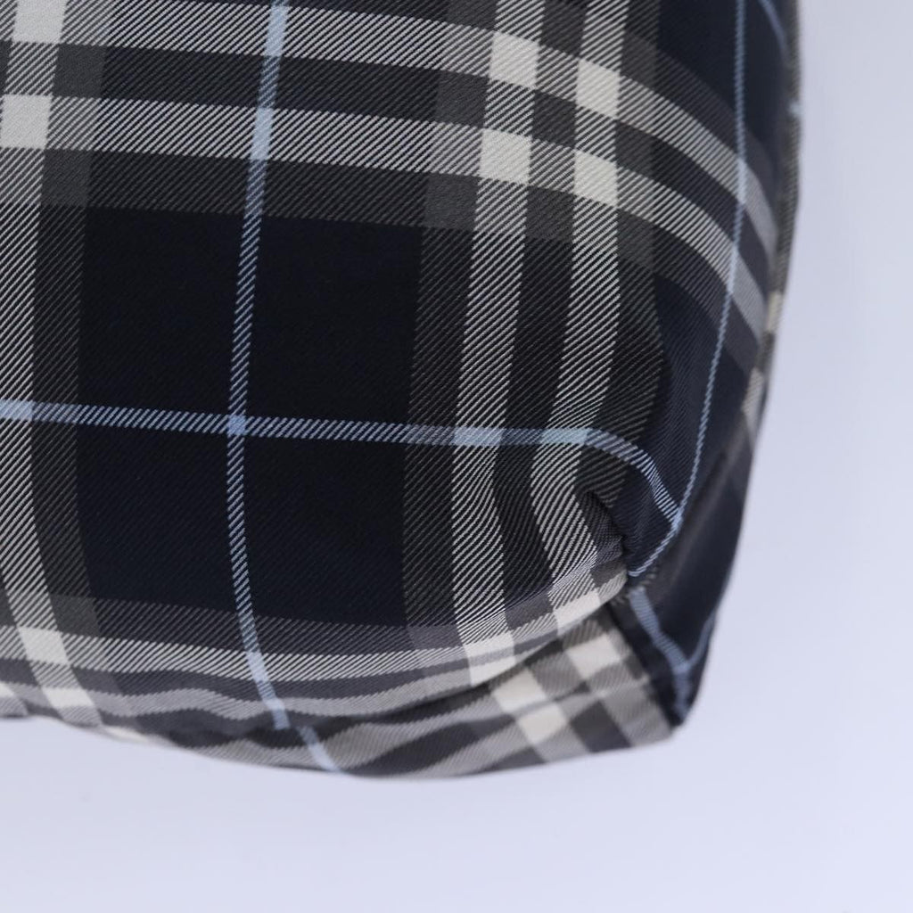 Burberry Nova Check Blue Label Nylon Black Nylon Clutche & Pouche Bag