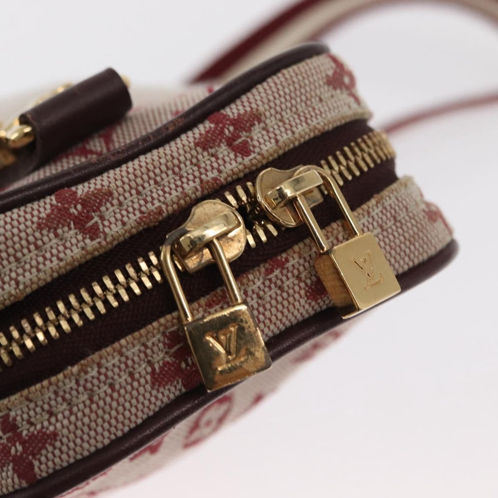 Louis Vuitton Camera Bag Mini Lin Red Canvas Clutche & Pouche Bag