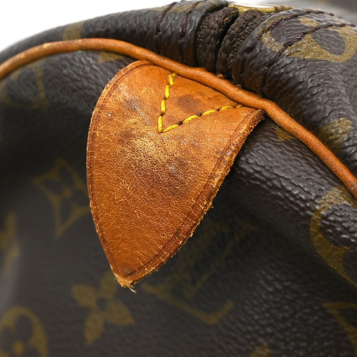 Louis Vuitton Keepall Bag Monogram Canvas Brown Canvas Travel Bag