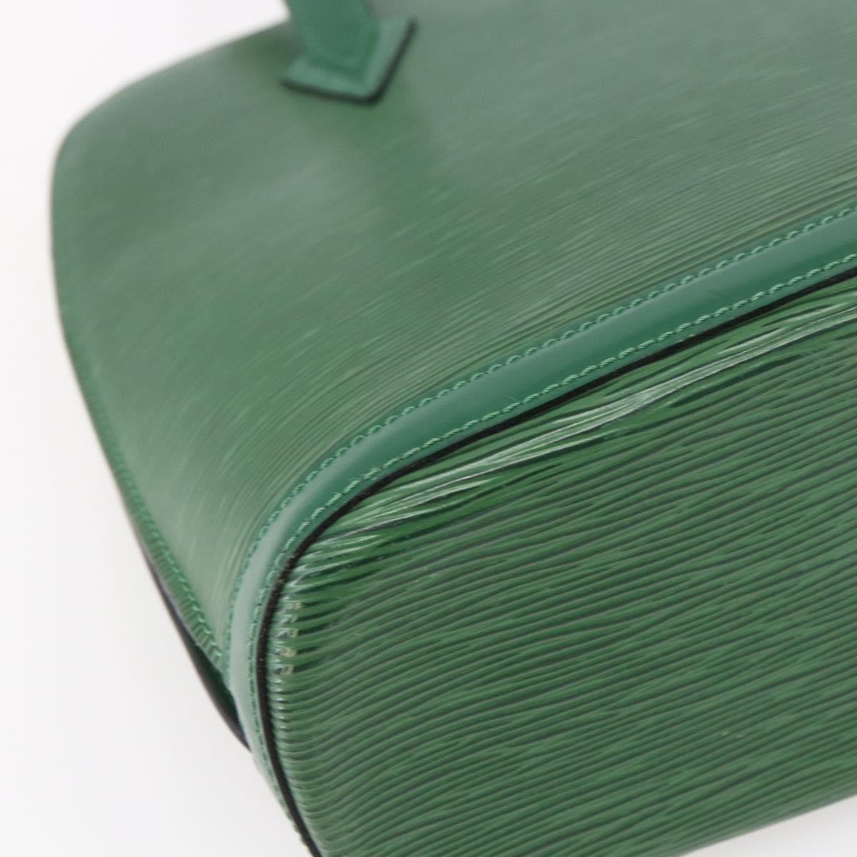 Louis Vuitton Lussac Handbag Epi Leather Green Leather Shoulder Bag