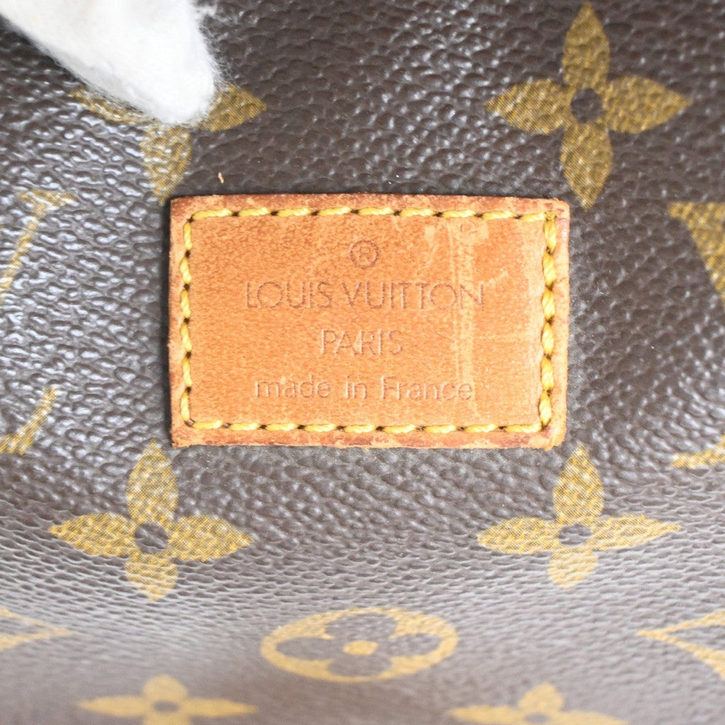 Louis Vuitton Saumur Handbag Monogram Canvas Brown Canvas Shoulder Bag