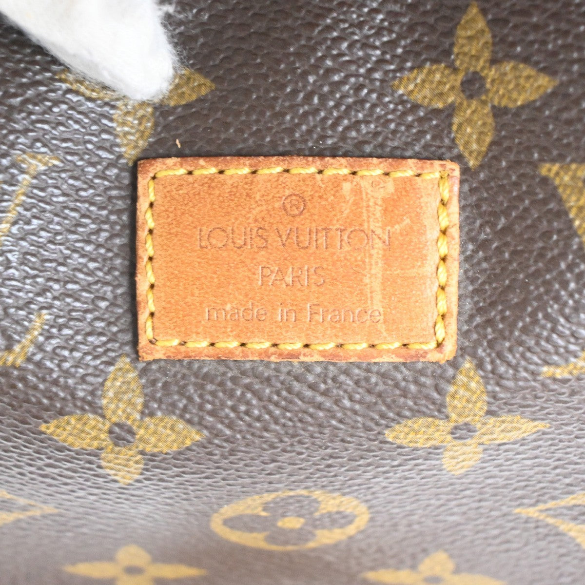 Louis Vuitton Saumur Handbag Monogram Canvas Brown Canvas Shoulder Bag