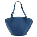 Louis Vuitton Saint Jacques Handbag Epi Leather Blue Leather Shoulder Bag