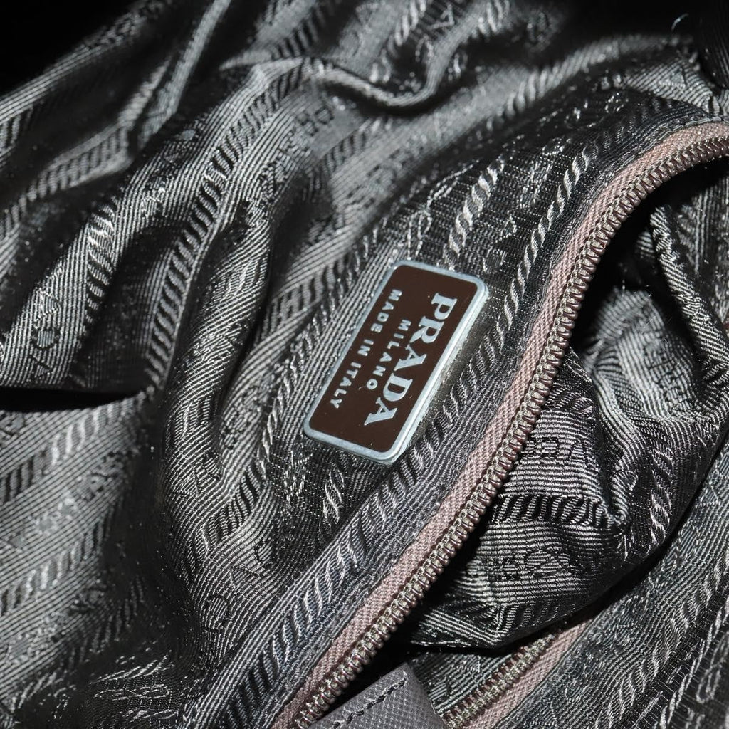 Prada Double Front Pocket Backpack Tessuto Khaki Nylon Backpack Bag