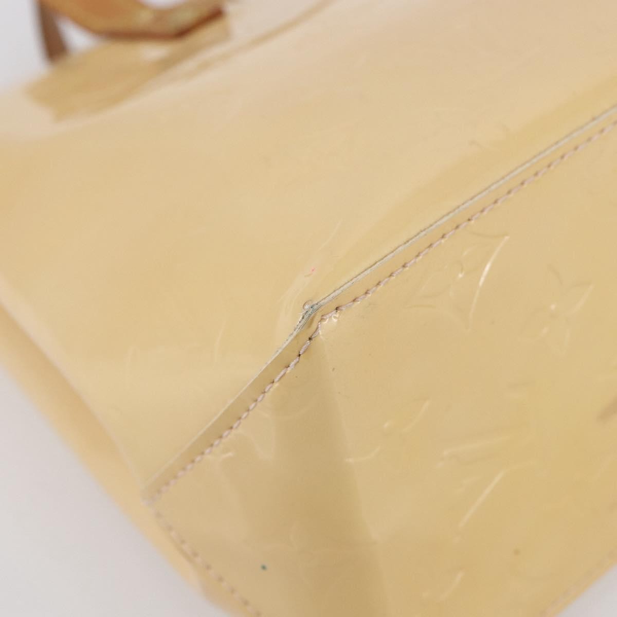 Louis Vuitton Reade Handbag Monogram Vernis Beige Patent_Leather Handbag
