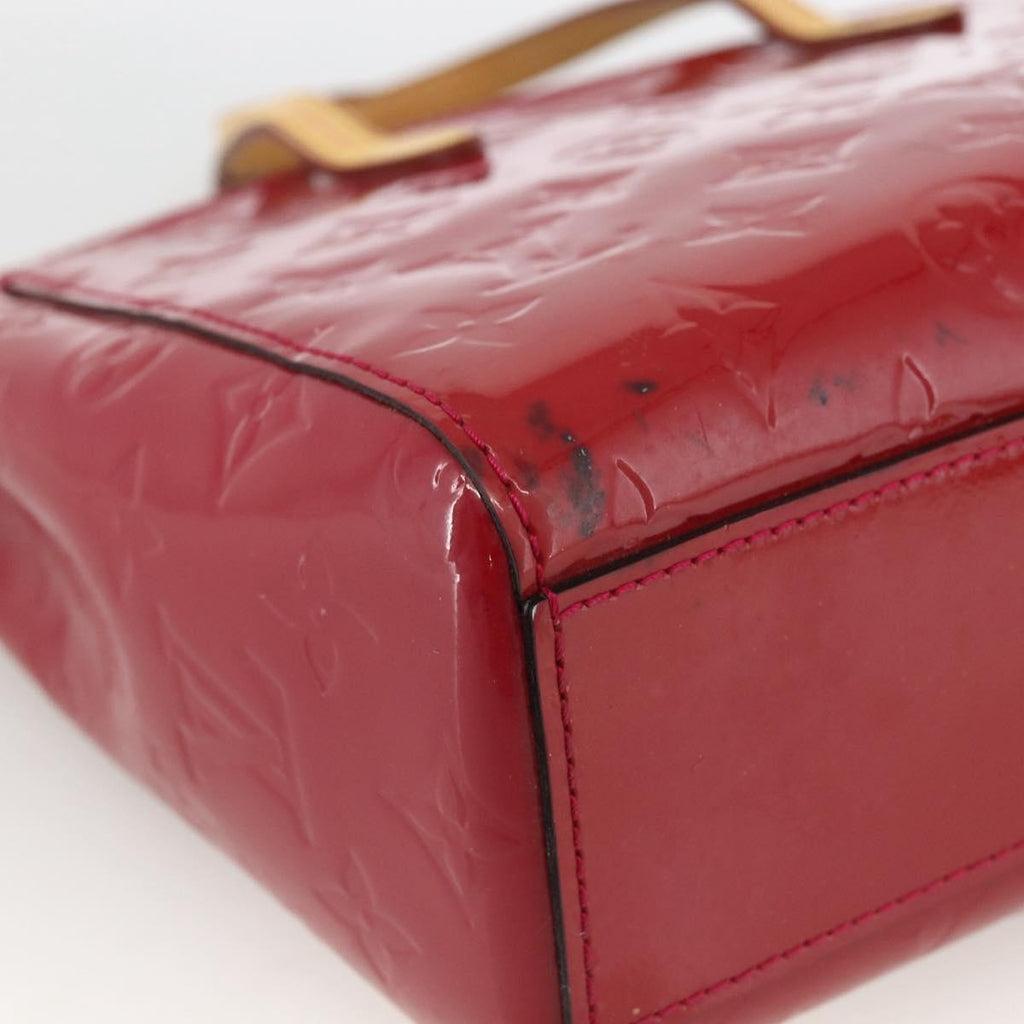 Louis Vuitton Catalina Handbag Monogram Vernis Pink Patent_Leather Tote Bag