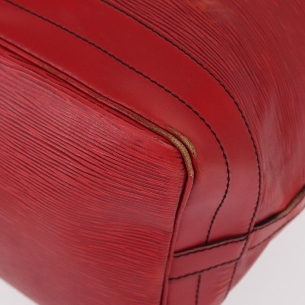 Louis Vuitton Noe Handbag Epi Leather Red Leather Shoulder Bag