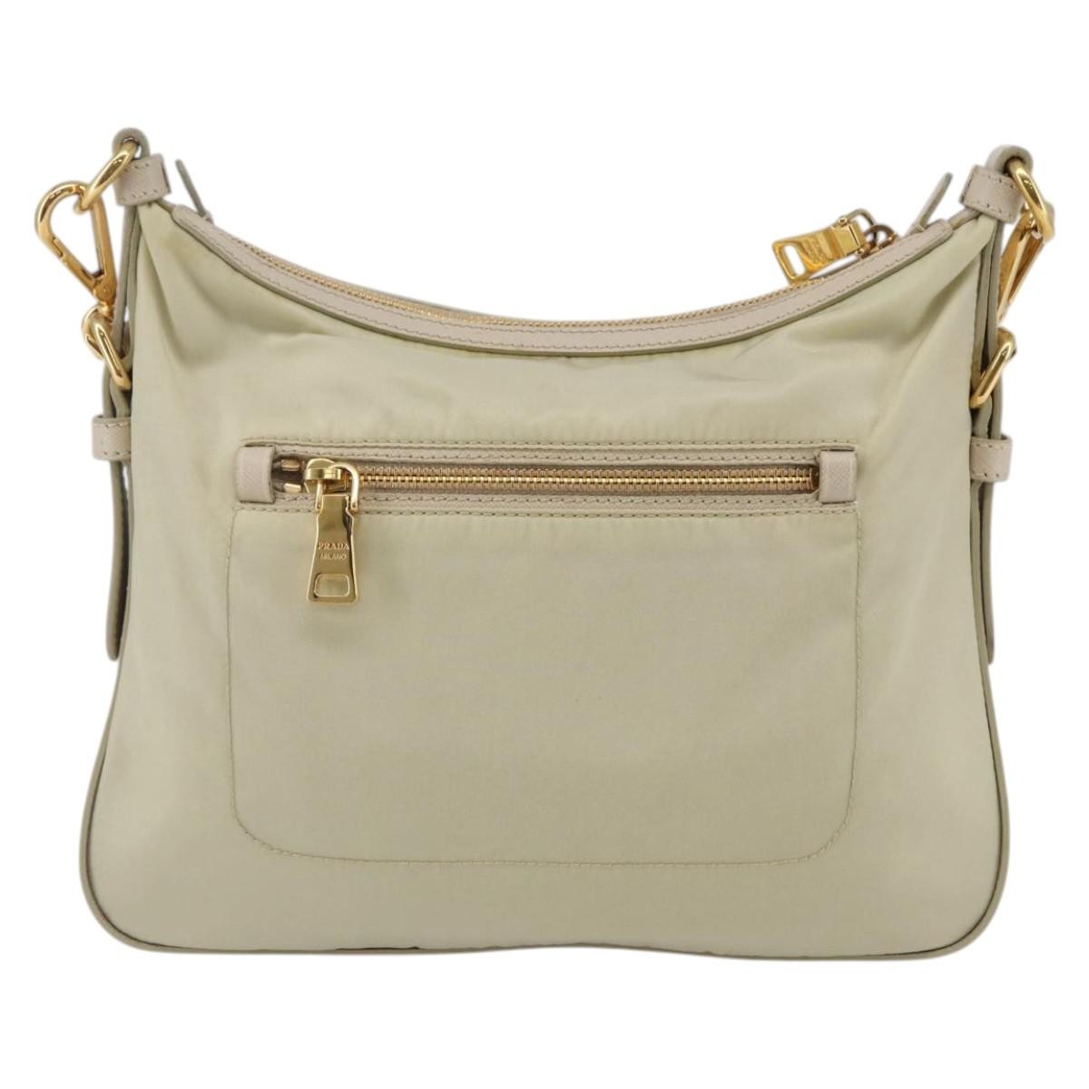 Prada Re-Edition 2005 Shoulder Bag Tessuto Beige Nylon Shoulder Bag Bag
