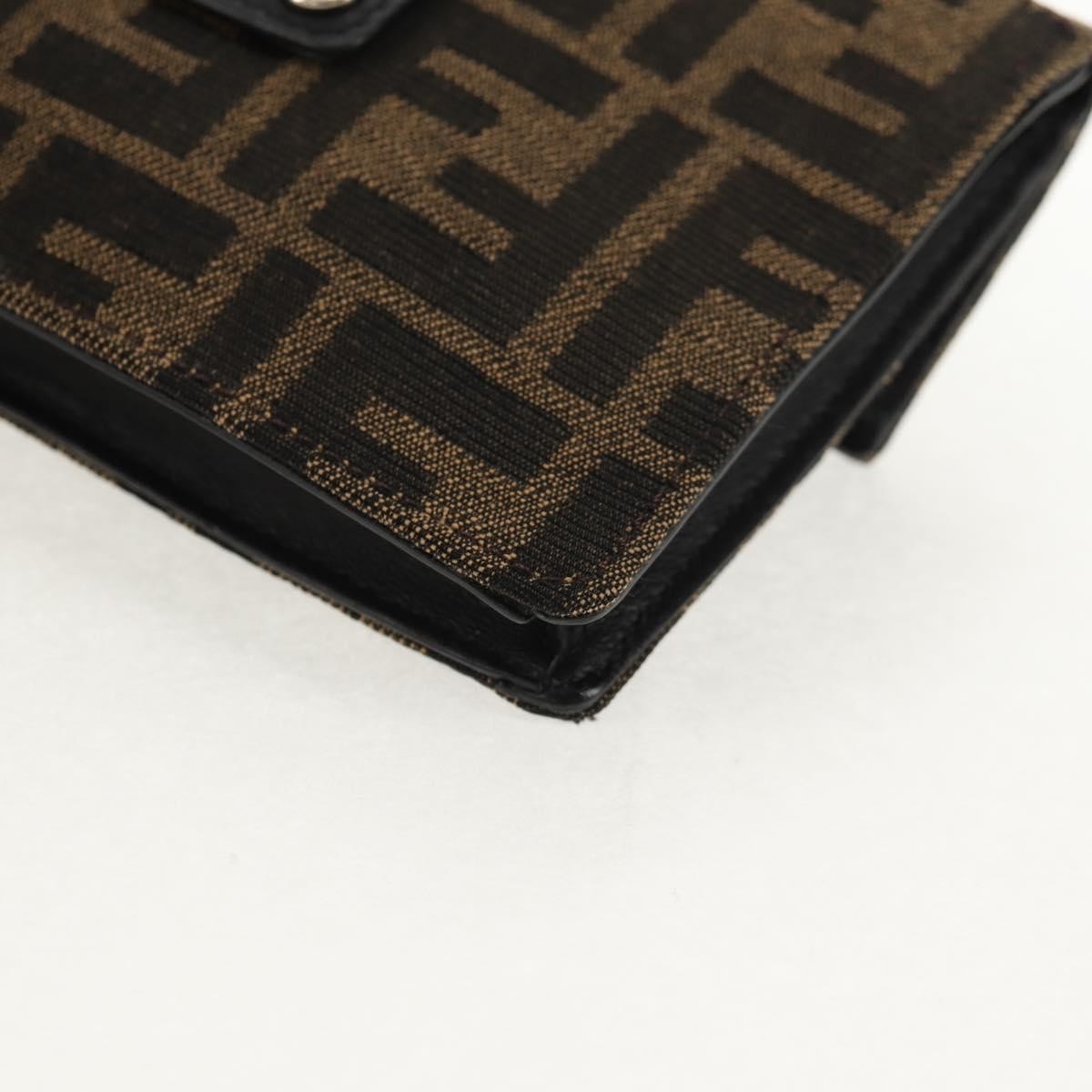 Fendi Baguette Convertible Belt Bag Zucca Canvas Black Canvas Bag
