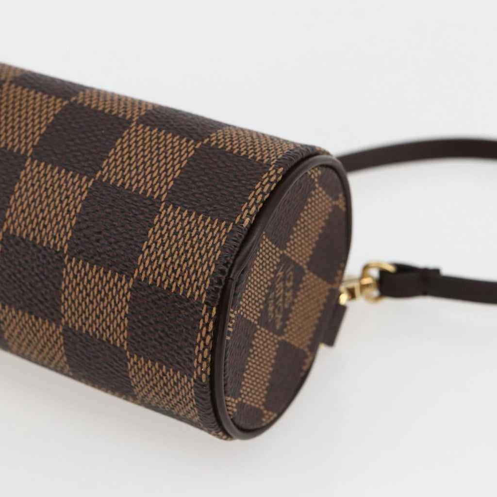 Louis Vuitton Papillon Pochette Damier Brown Canvas Clutche & Pouche Bag