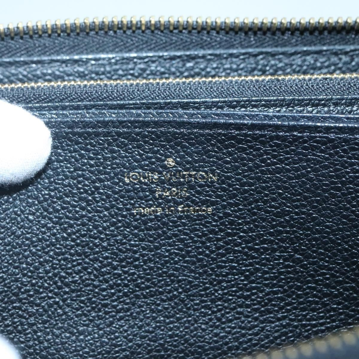 Louis Vuitton Portefeuille Zippy Monogramme Empreinte Monogramme Empreinte Black Leather Wallets Accessory