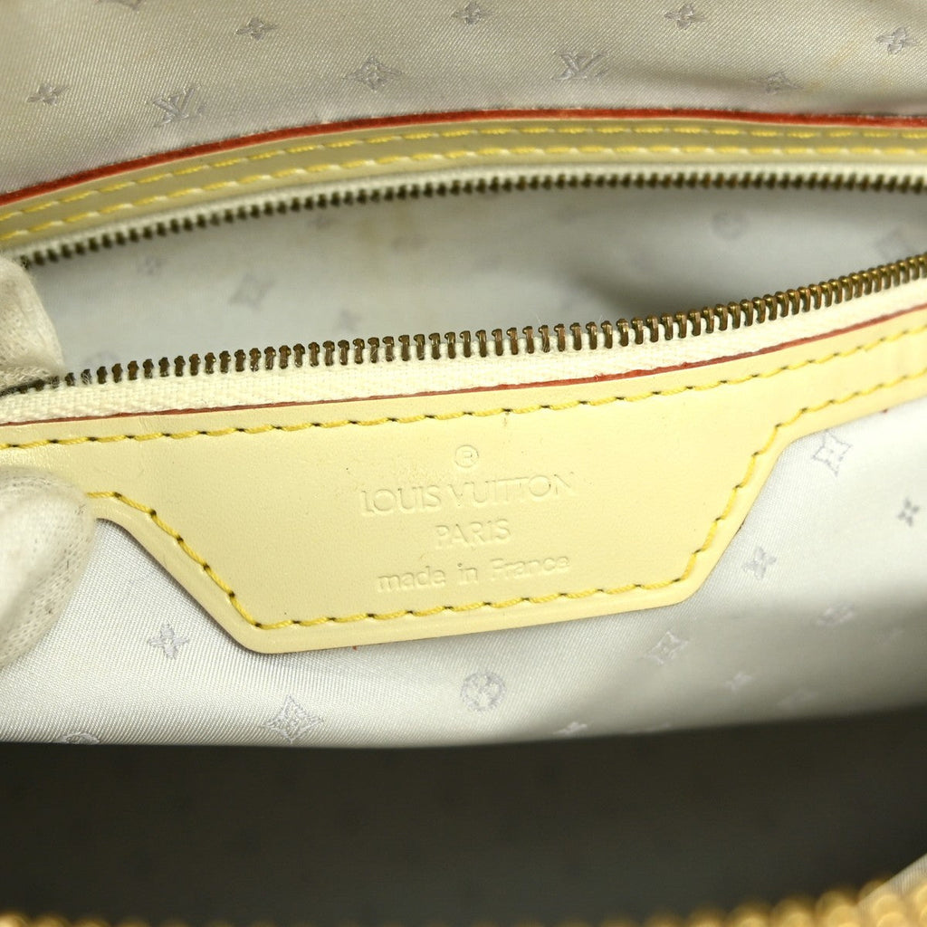 Louis Vuitton Suhali Lockit Handbag Leather Beige Leather Tote Bag