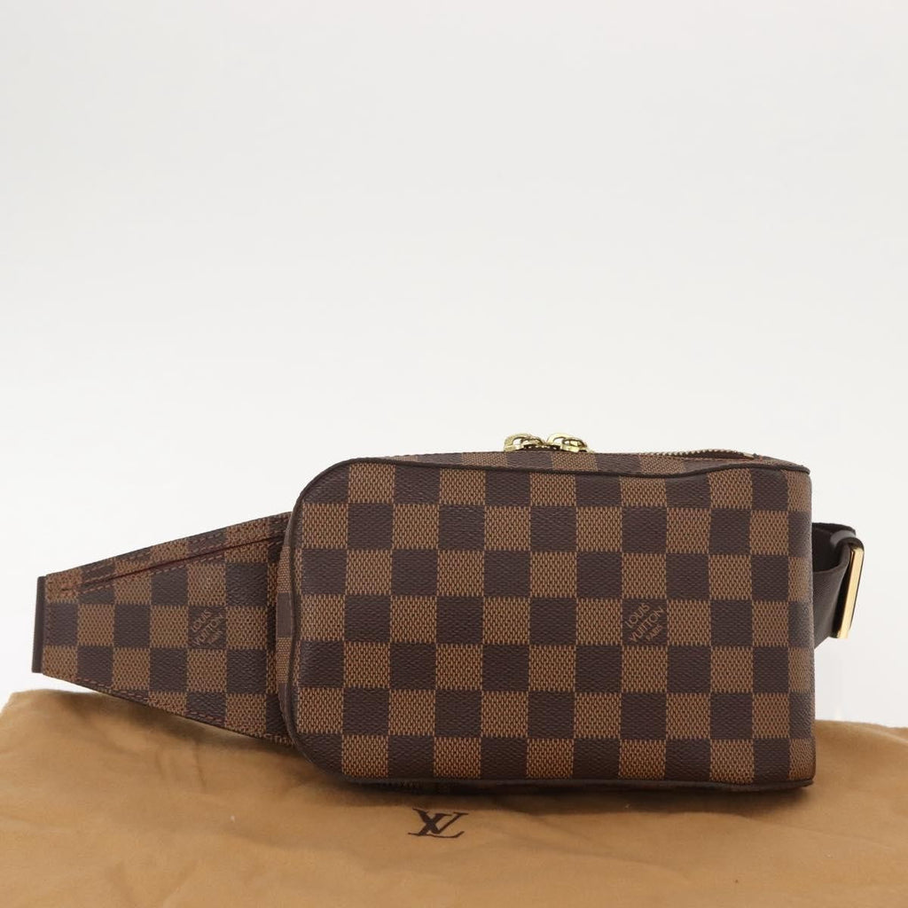 Louis Vuitton Geronimos Waist Bag Damier Brown Canvas Shoulder Bag