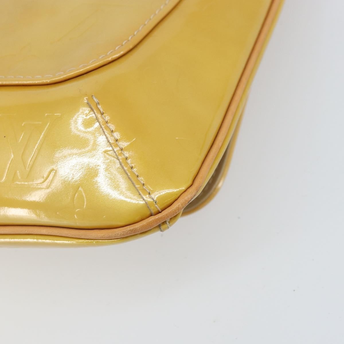 Louis Vuitton Thompson Street Handbag Monogram Vernis Beige Patent_Leather Shoulder Bag